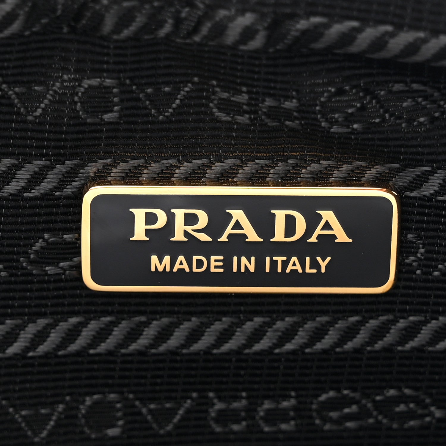 Prada Jacquard Triangolo Symbole Embroidered Mini Triangle Bag Black Corda 6 of 10