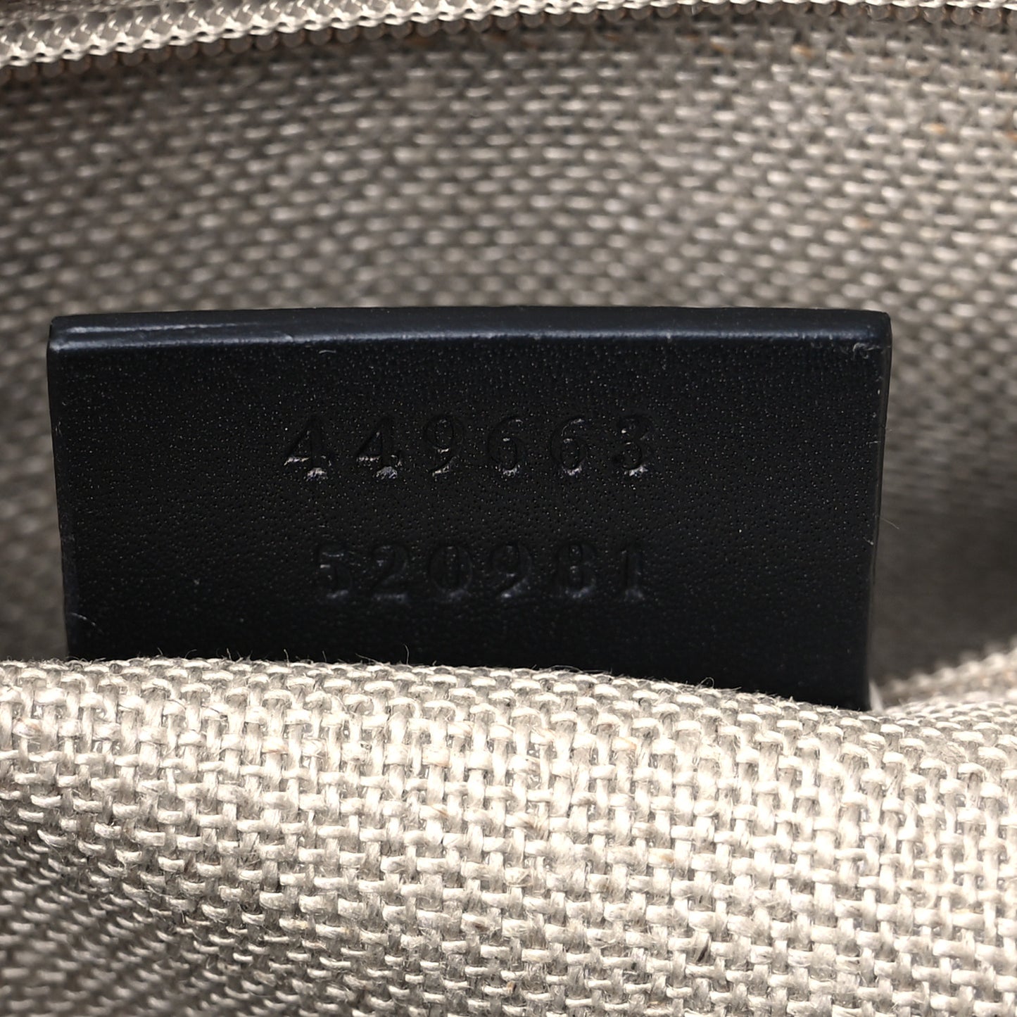 Microguccissima Medium Dome Bag Black
