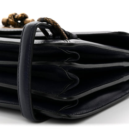 Bottega Veneta French Calfskin Intrecciato City Knot Bag Sapphire 9 of 9