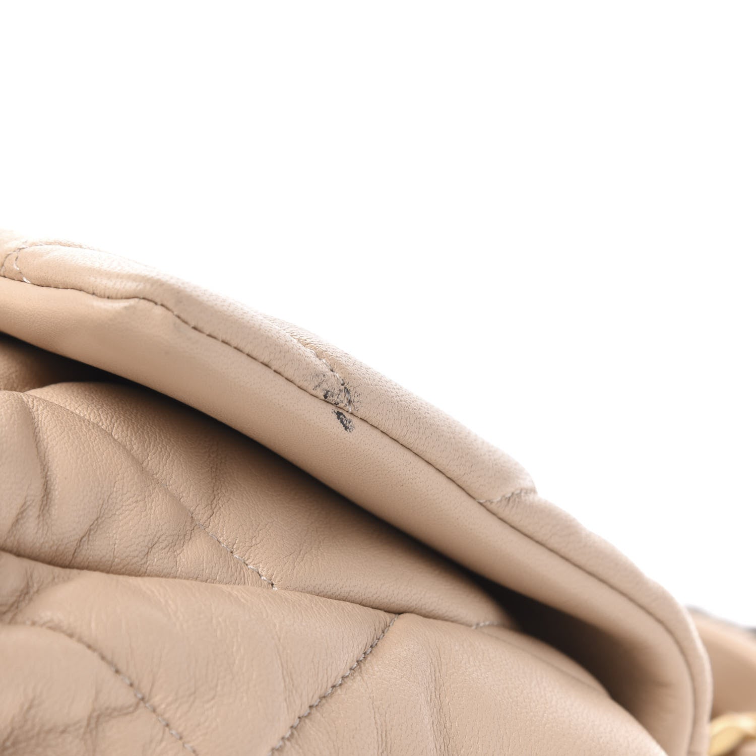 Chanel Lambskin Quilted Large 19 Flap Beige 14 of 18