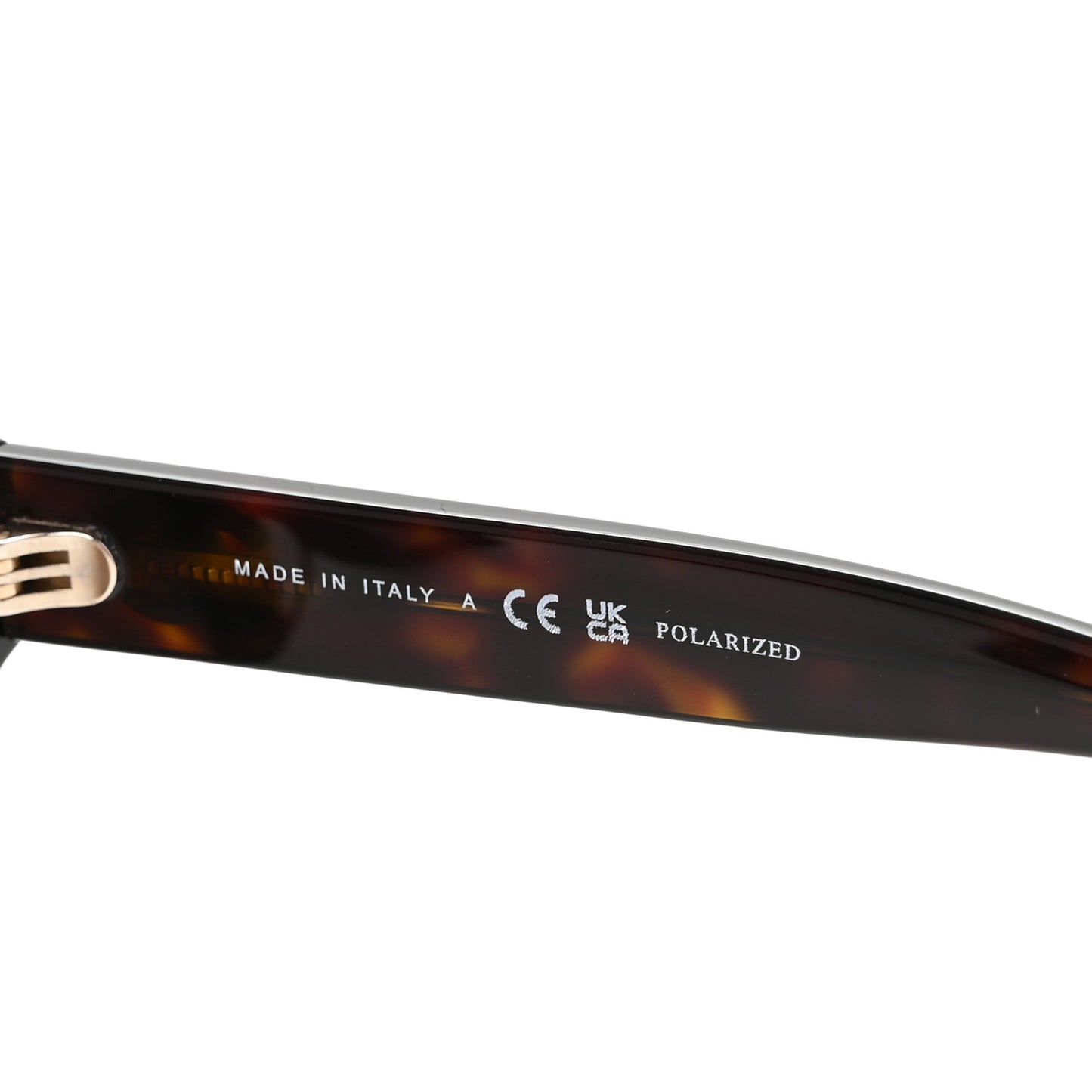 Acetate Polarized Pearl CC Square Sunglasses 5482-H-A Dark Havana