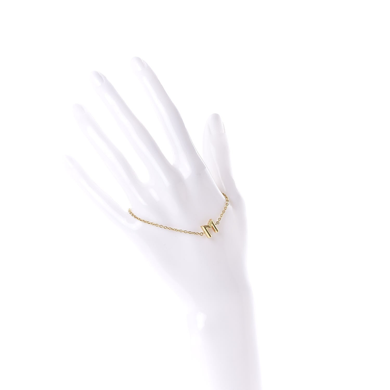 Louis Vuitton LV And Me Letter M Bracelet Gold 2 of 5