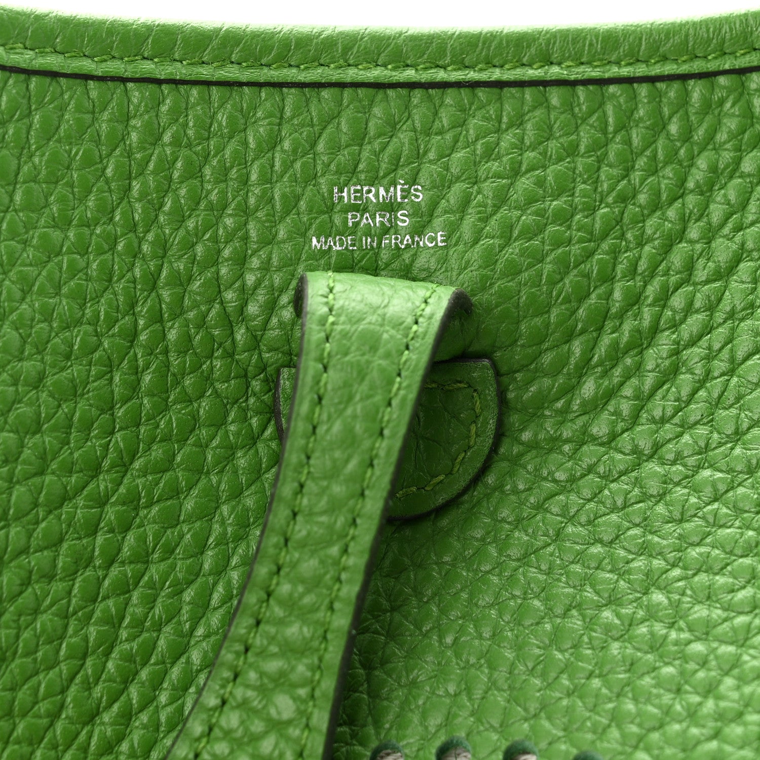 Hermes Taurillon Clemence Amazone Evelyne TPM Bambou 6 of 11