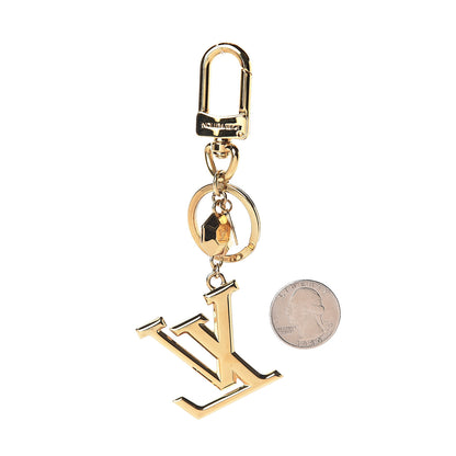 Louis Vuitton LV Facettes Bag Charm Key Holder Gold 2 of 2
