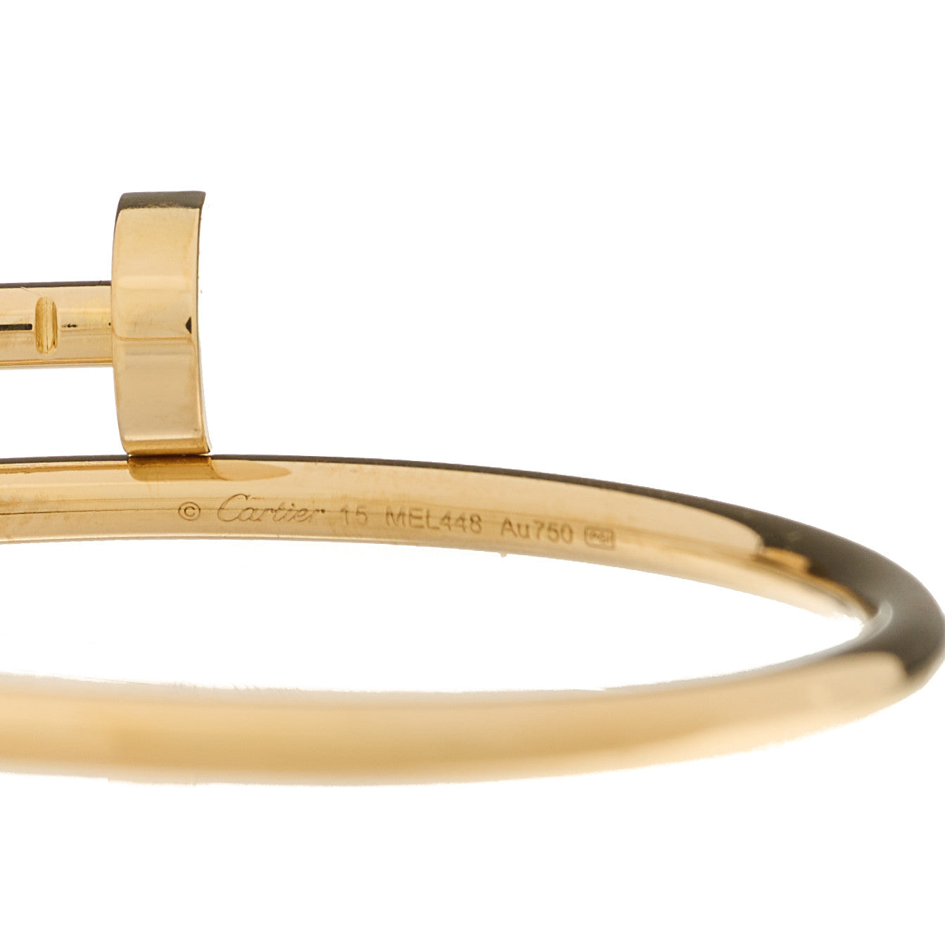 18K Yellow Gold Small Juste Un Clou Bracelet 15