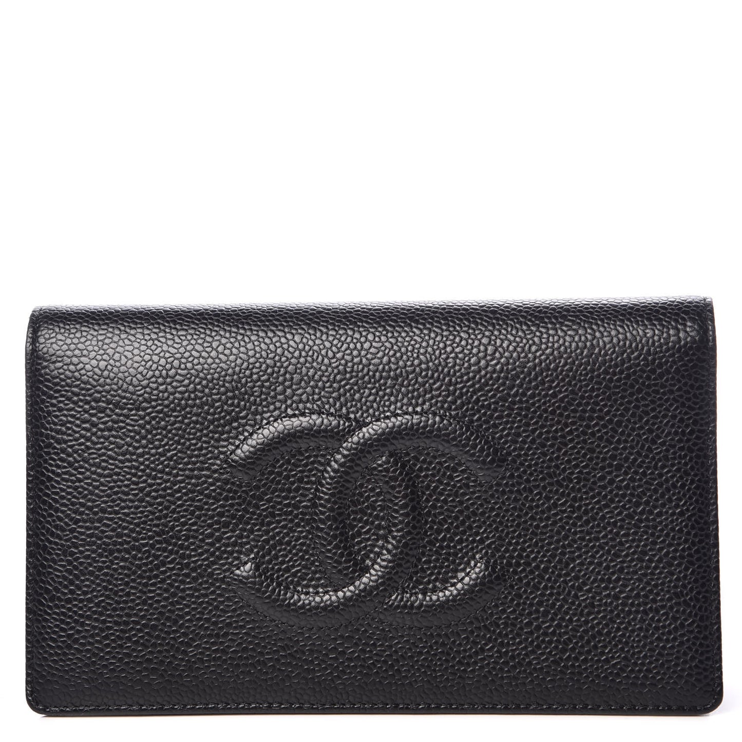 Caviar Timeless CC Yen Wallet Black