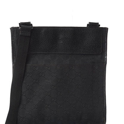 Gucci GG Monogram Messenger Crossbody Bag Black 6 of 8