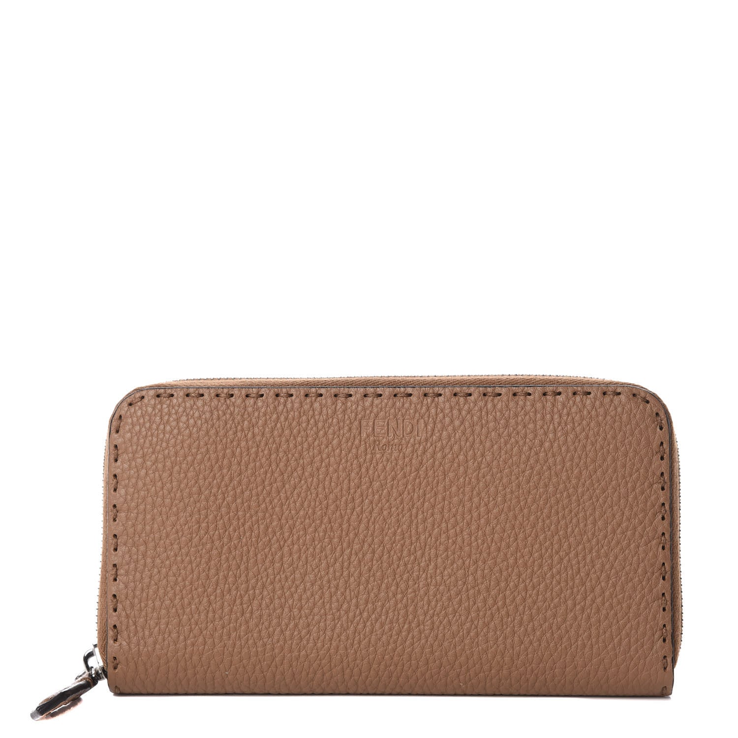 Fendi Cuoio Romano Selleria Zip Around Wallet Mou 1 of 9
