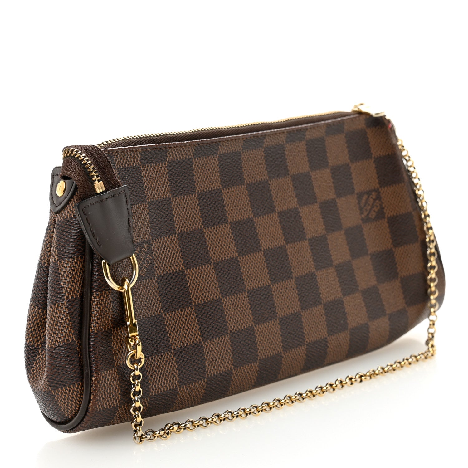Louis Vuitton Damier Ebene Eva Clutch 3 of 11