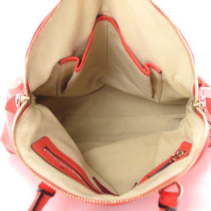 Valentino Garavani Nappa Floral Applique Tote Red 6 of 16