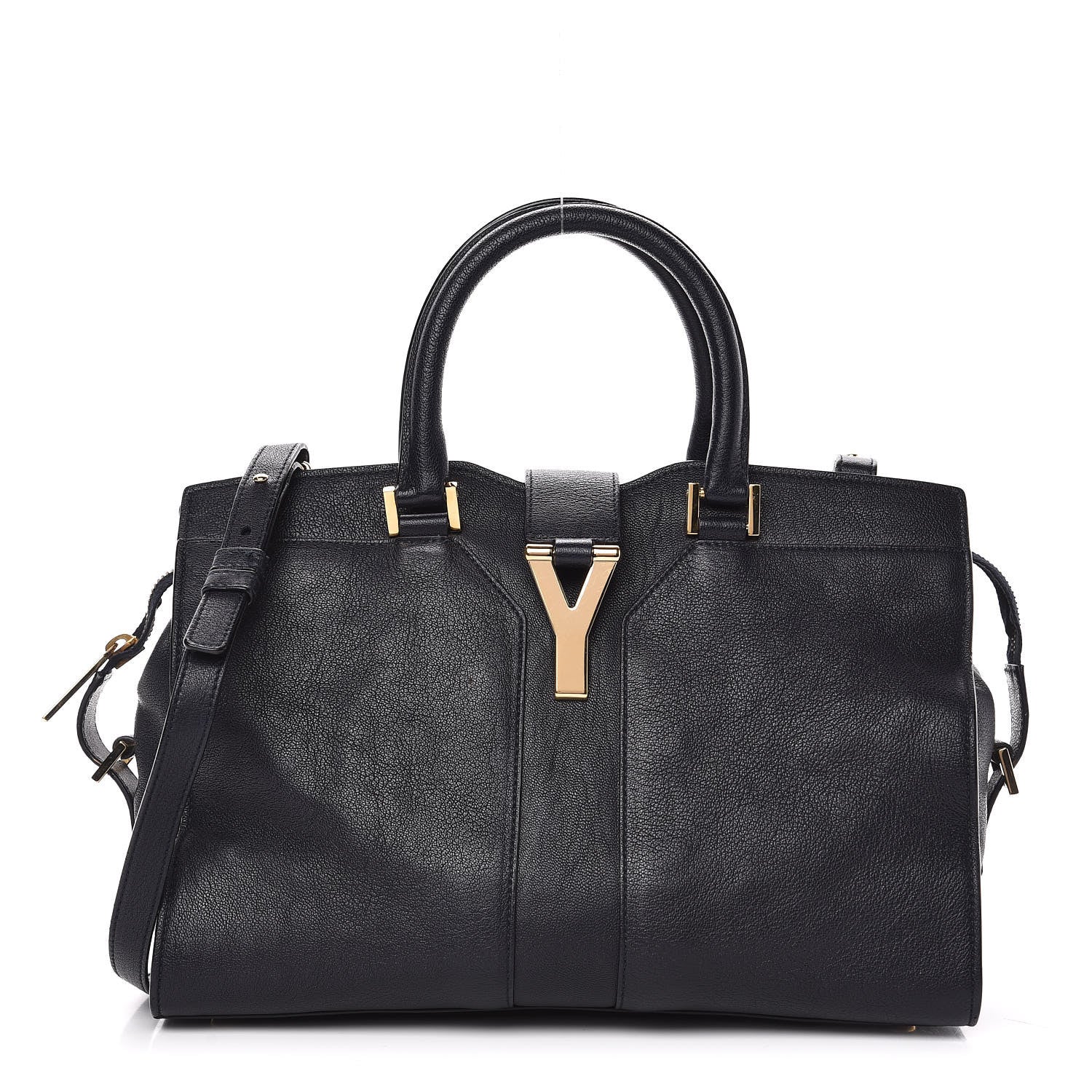 Saint Laurent Calfskin Medium Classic Y Cabas Navy 1 of 11