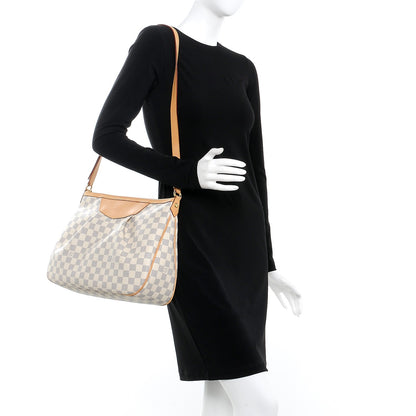 Louis Vuitton Damier Azur Siracusa MM 2 of 11