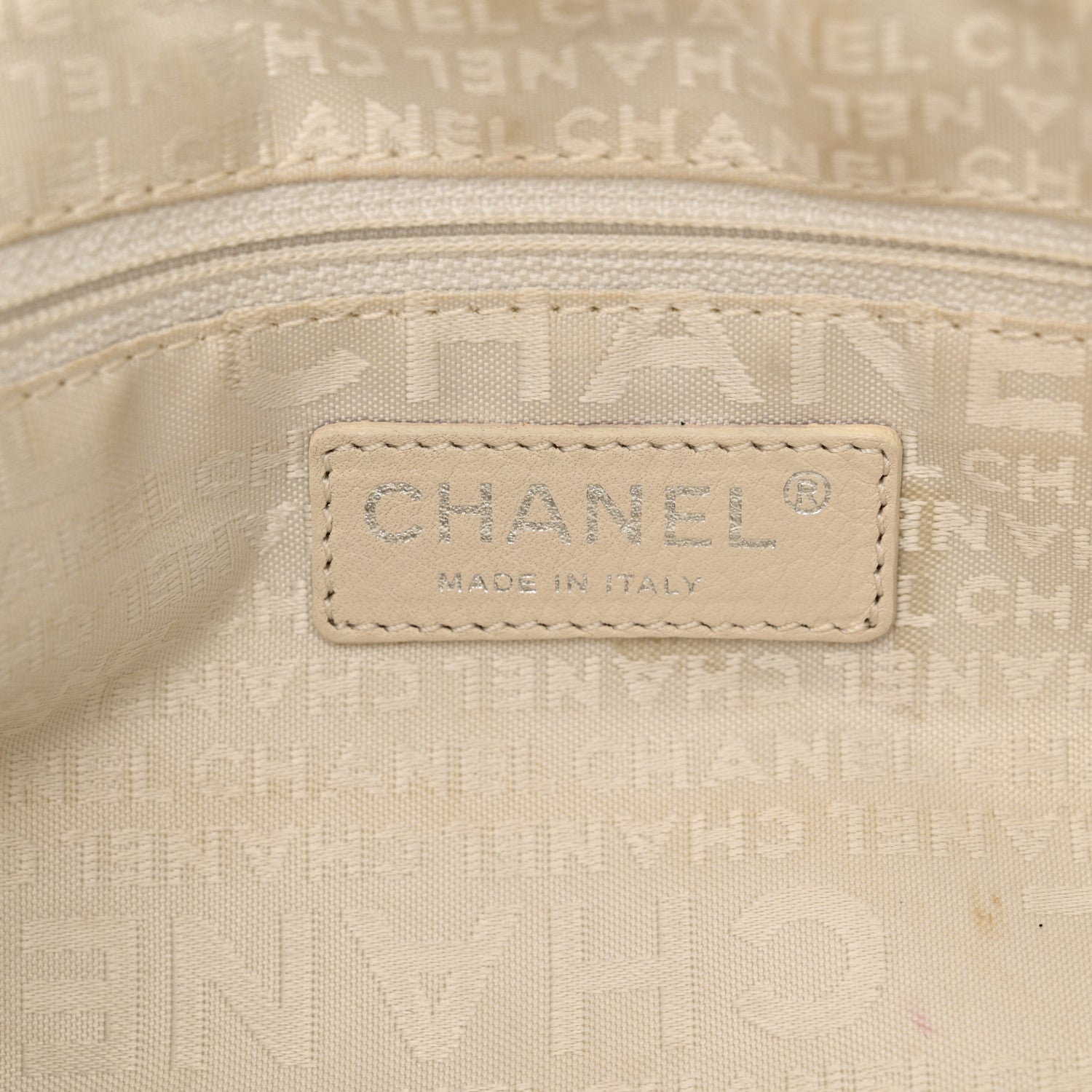 Chanel Calfskin Small Braided CC White 6 of 12