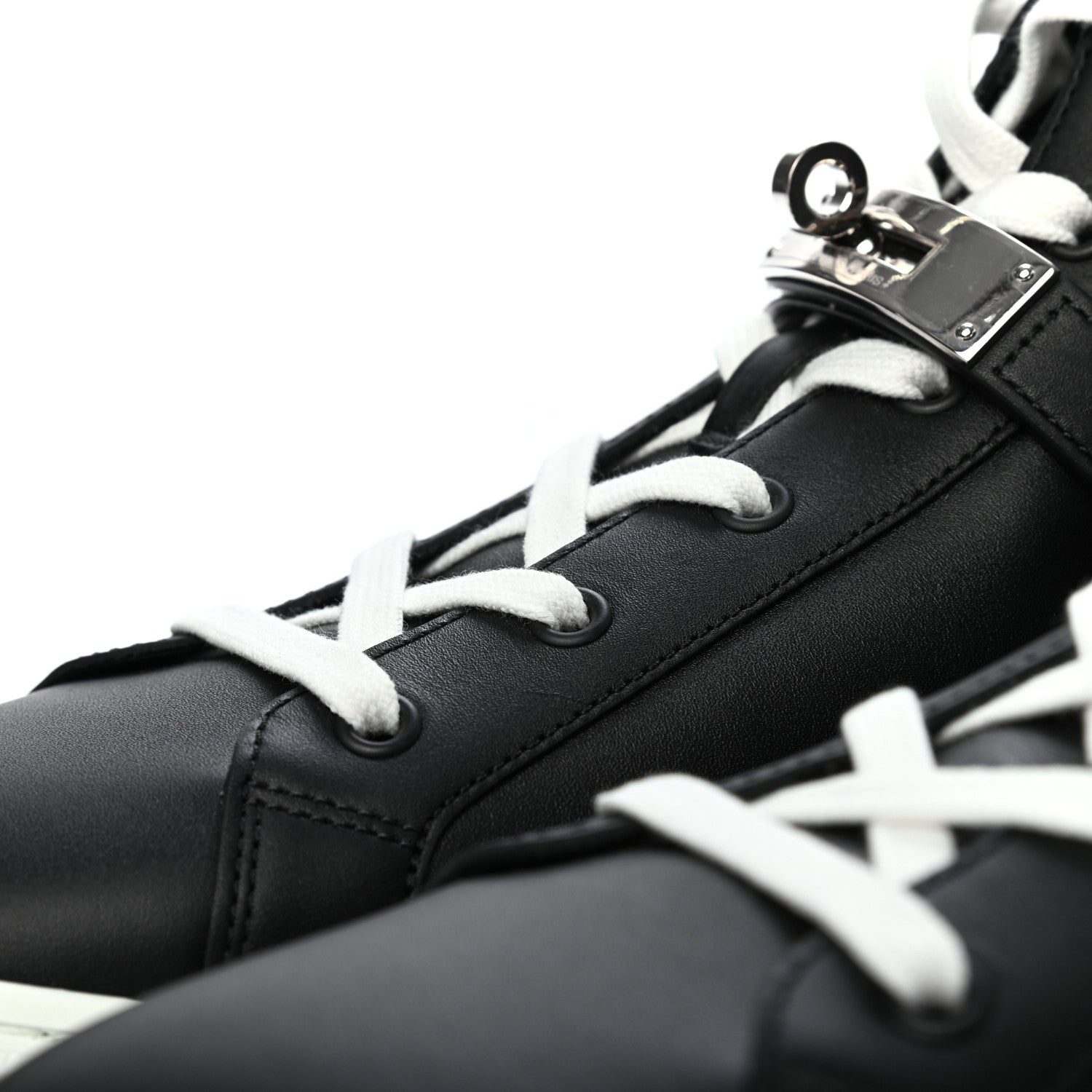 Hermes Calfskin Mens Daydream Sneakers 43.5 Black 8 of 9