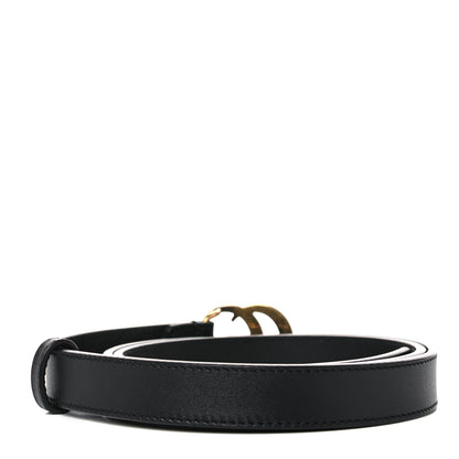 Gucci Calfskin Double G 20mm Belt 85 34 Black 2 of 6