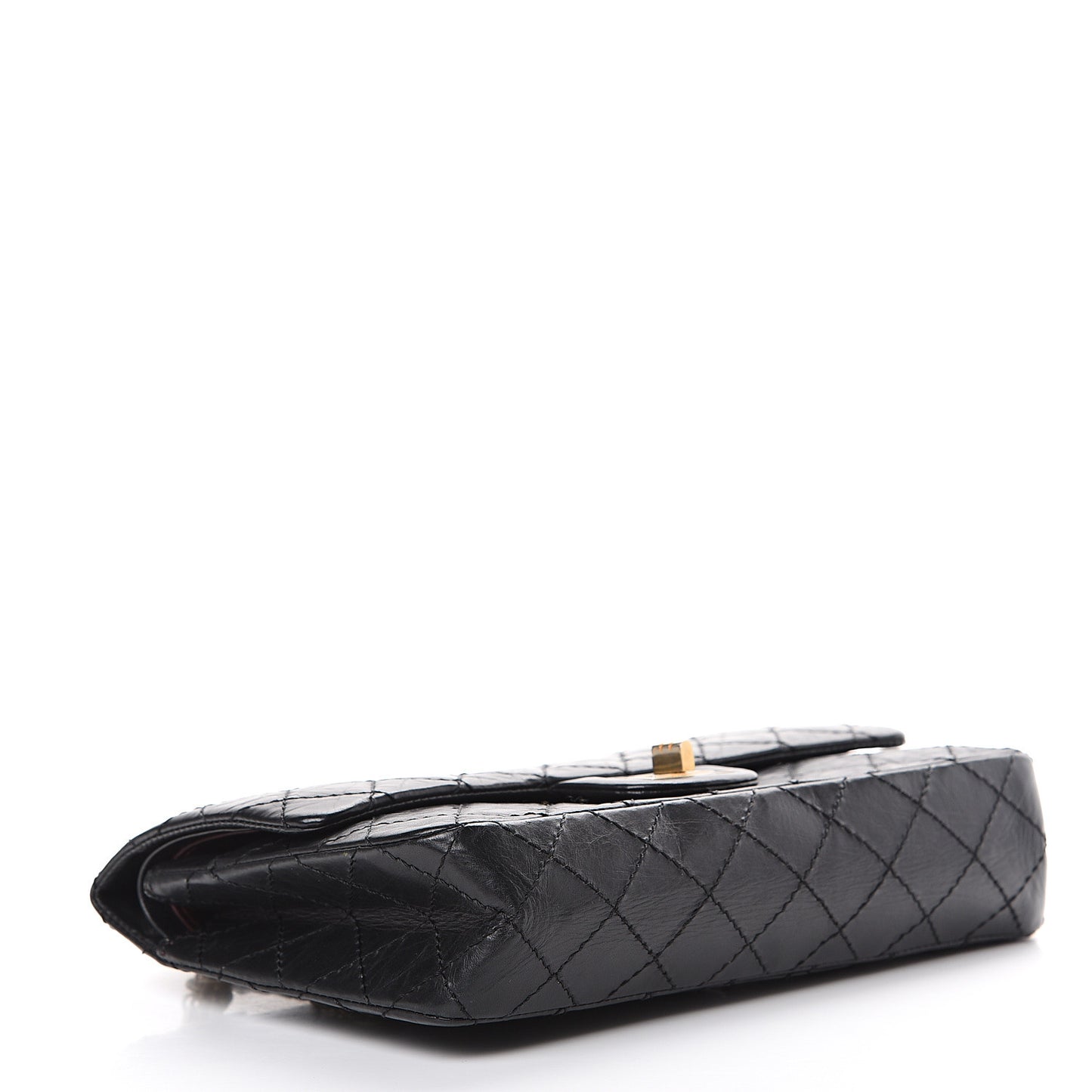 Aged Calfskin 50th Anniversary 2.55 Reissue 225 Flap Black