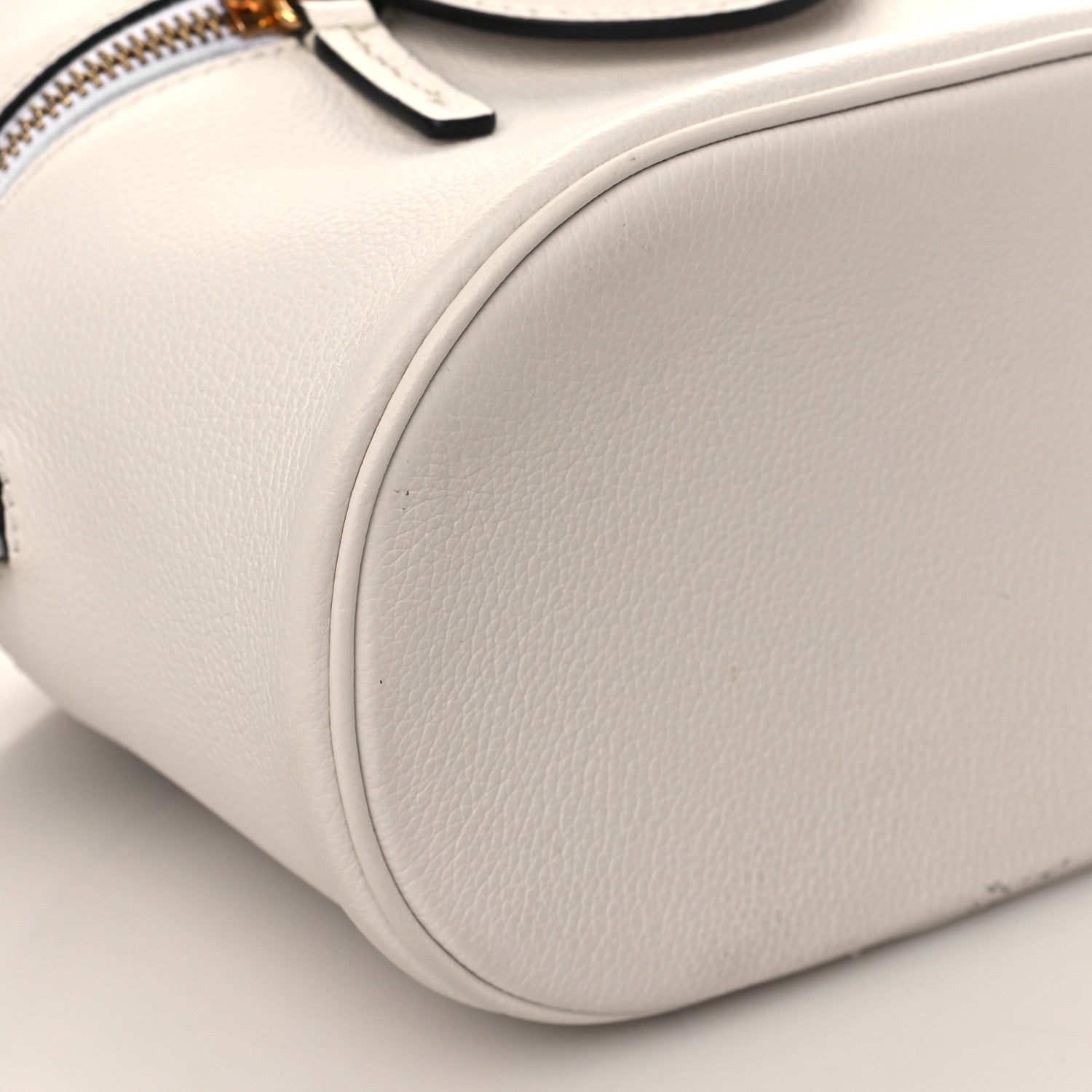 Versace Grained Calfskin Medusa Vanity Case White 7 of 8