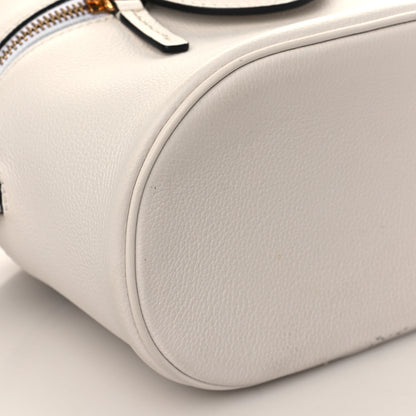 Versace Grained Calfskin Medusa Vanity Case White 7 of 8