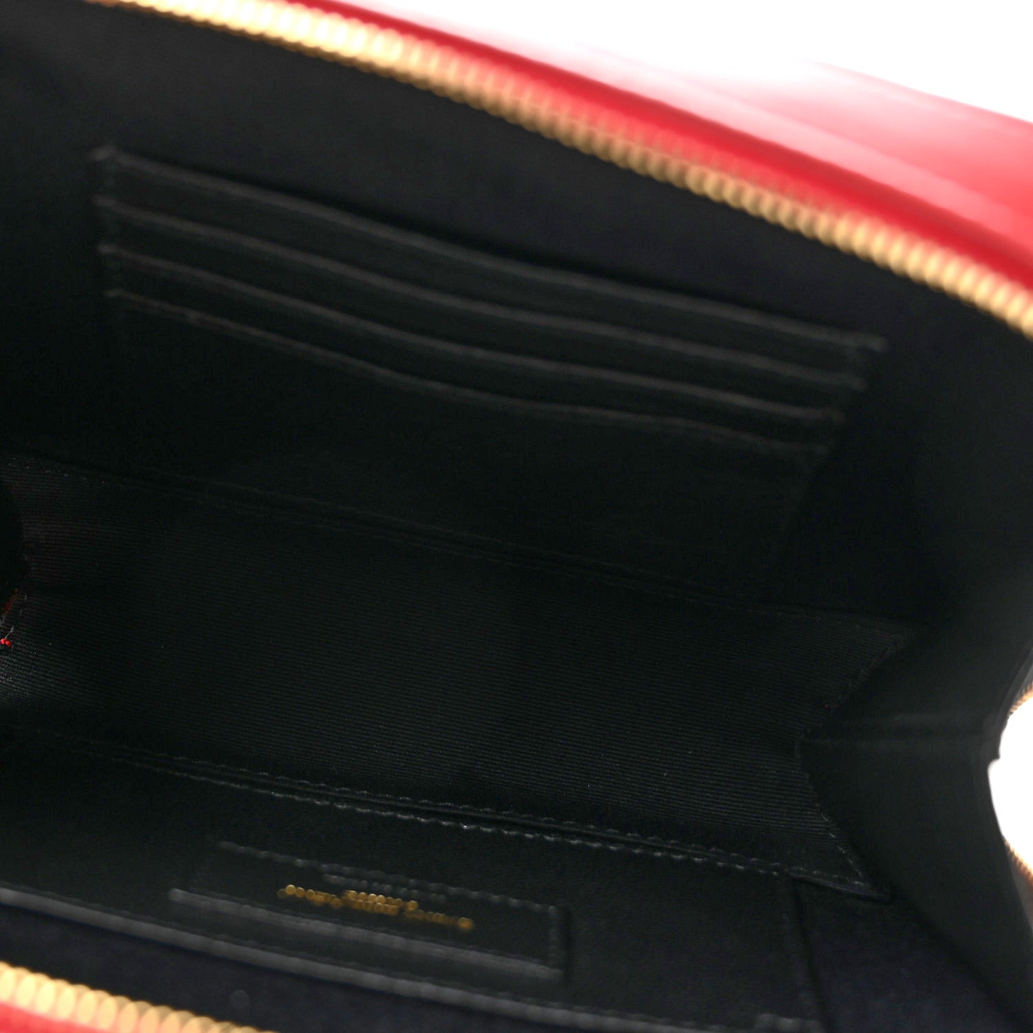 Saint Laurent Lambskin Matelasse Vicky Monogram Belt Bag Eros Red 5 of 11