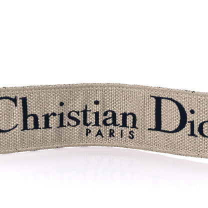 Christian Dior Oblique Adjustable Shoulder Strap Blue 4 of 5