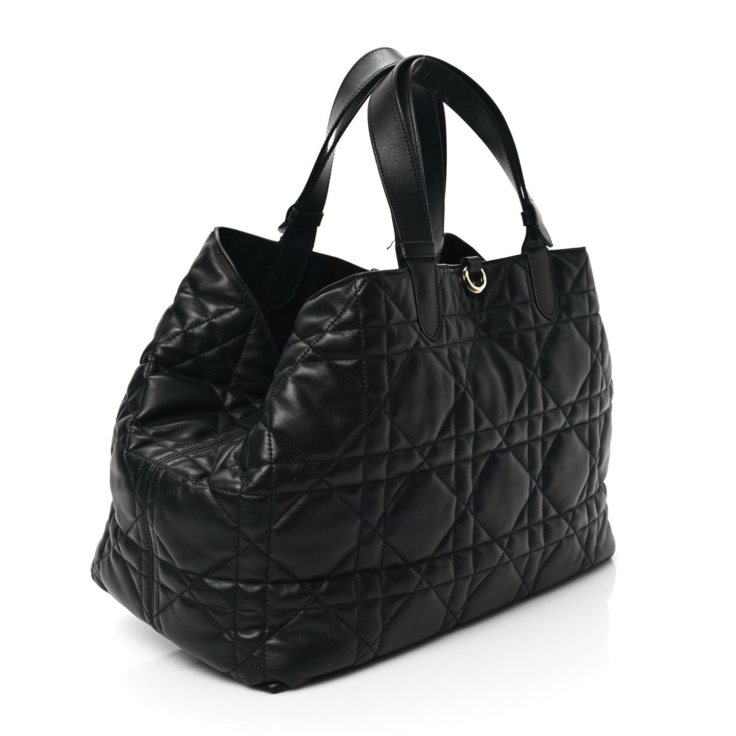 Calfskin Macrocannage Large Toujours Black