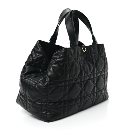 Christian Dior Calfskin Macrocannage Large Toujours Black 4 of 12