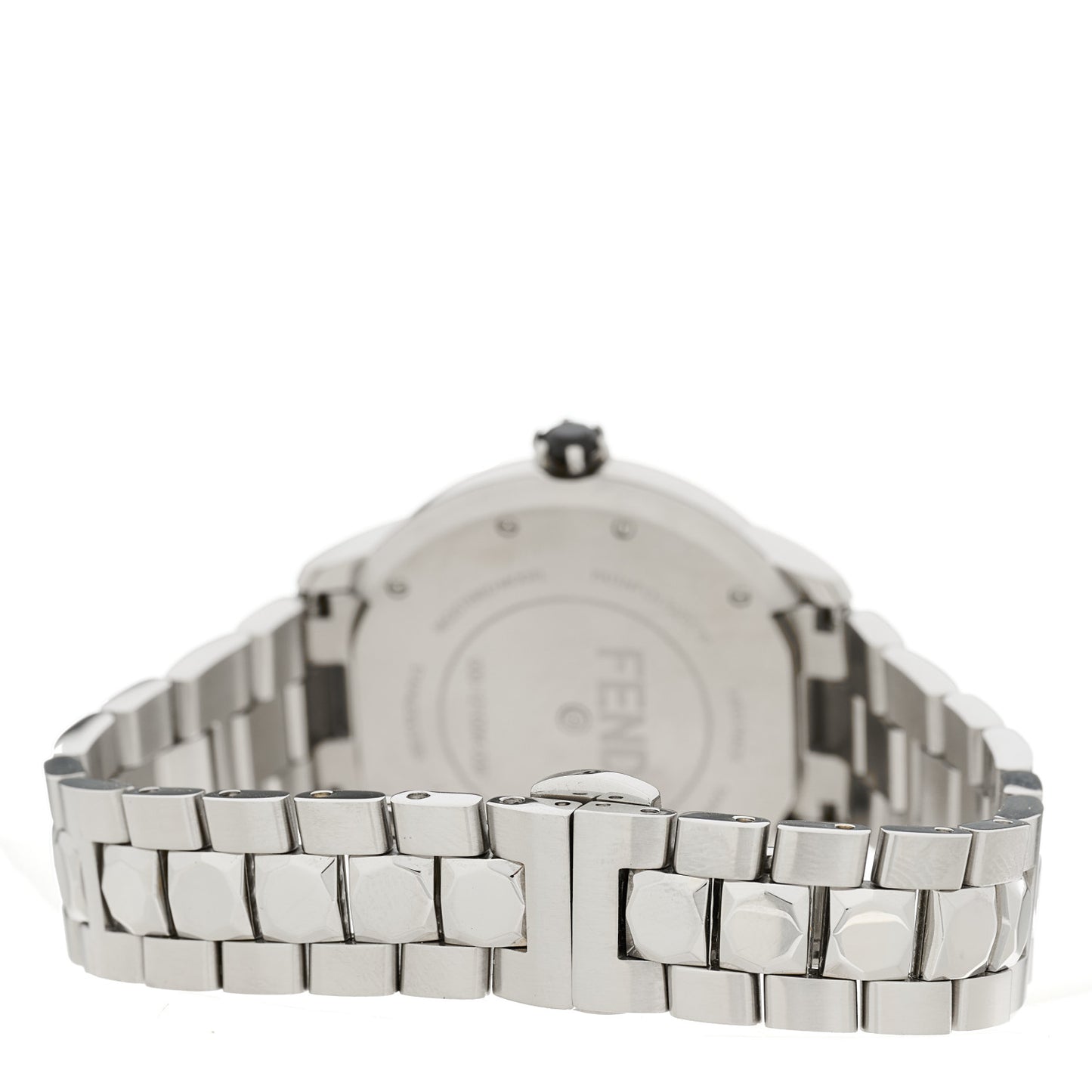 Stainless Steel Mother of Pearl Topaz Spinel 38mm Ishine Rotating Gem Two Tone Quartz Watch Black