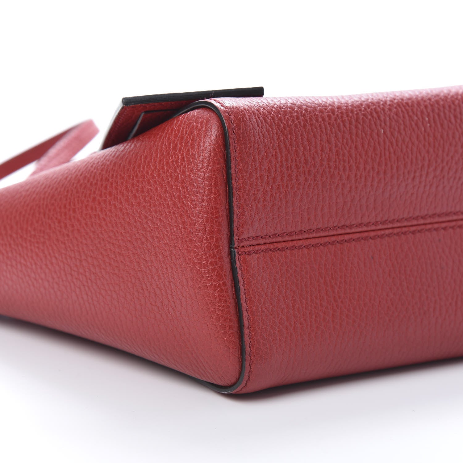 Gucci Dollar Calfskin MIni Swing Top Handle Bag Tabasco 8 of 11