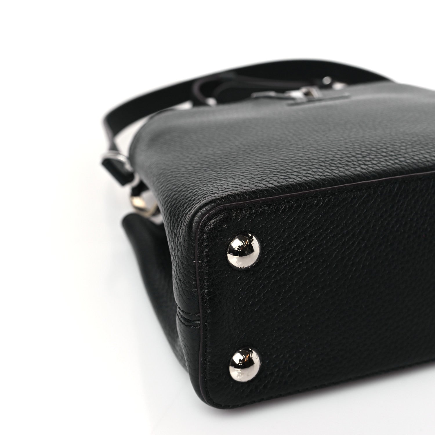 Louis Vuitton Taurillon Capucines BB Black 7 of 8