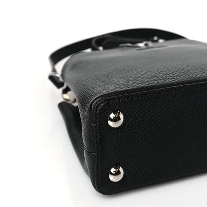 Louis Vuitton Taurillon Capucines BB Black 7 of 8
