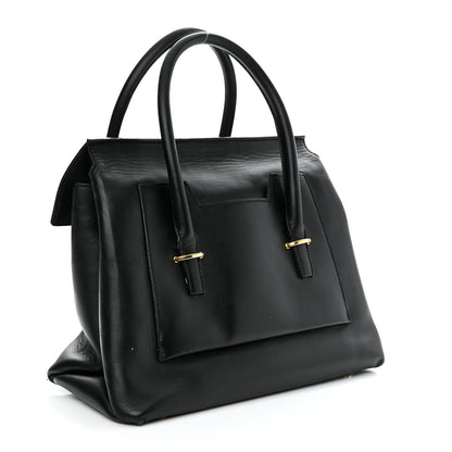 Tom Ford Smooth Calfskin Medium Icon Bag Black 2 of 17