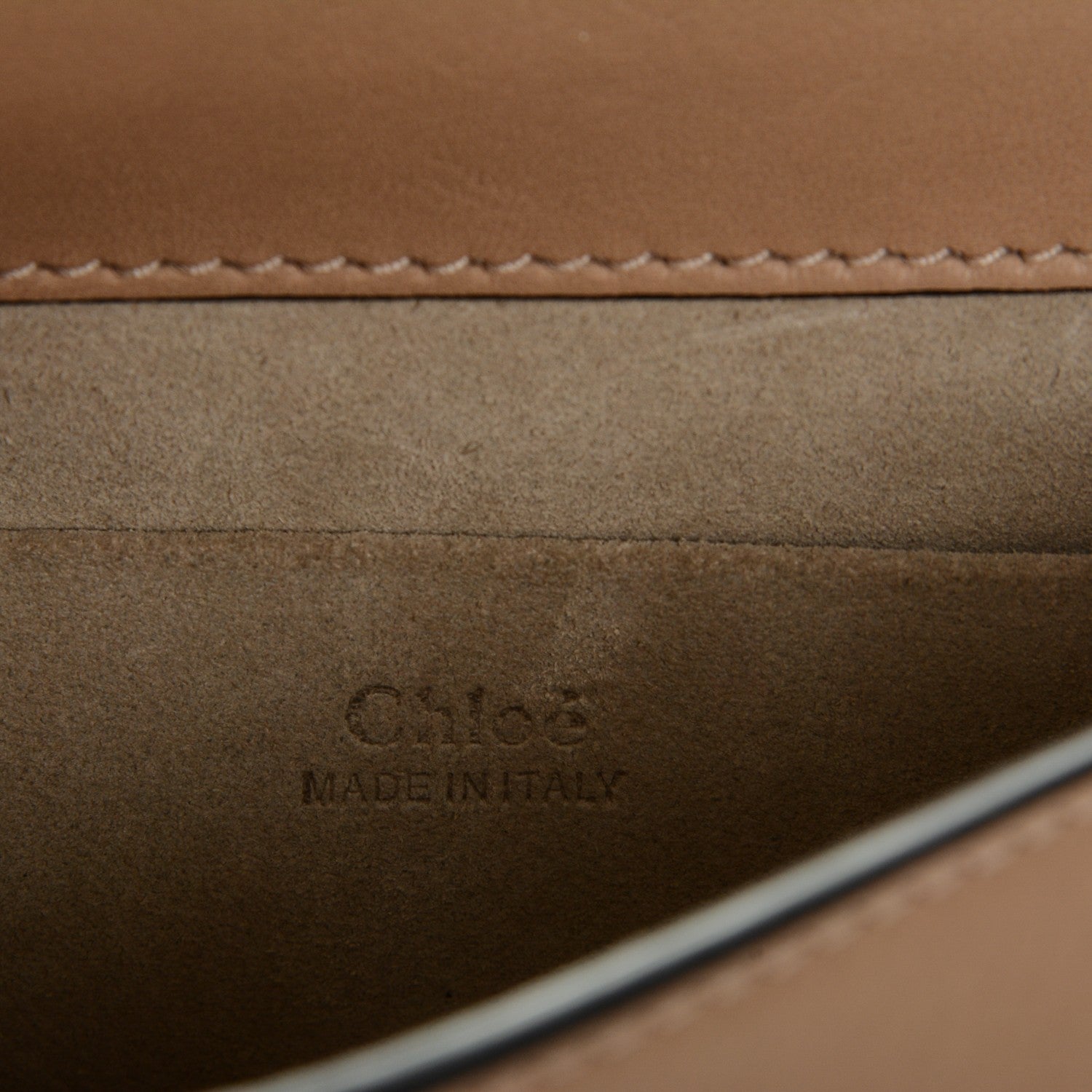 Chloe Calfskin Suede Small Nile Bracelet Bag Biscotti Beige 8 of 8