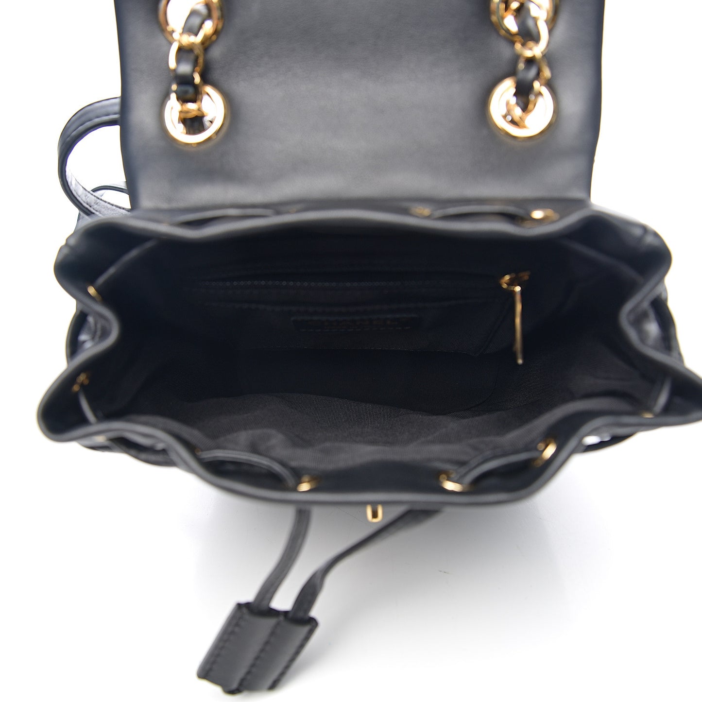 Calfskin Quilted Mini Urban Spirit Backpack Black