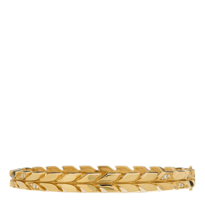 Tiffany 18K Yellow Gold Diamond Victoria Vine Bracelet 2 of 5