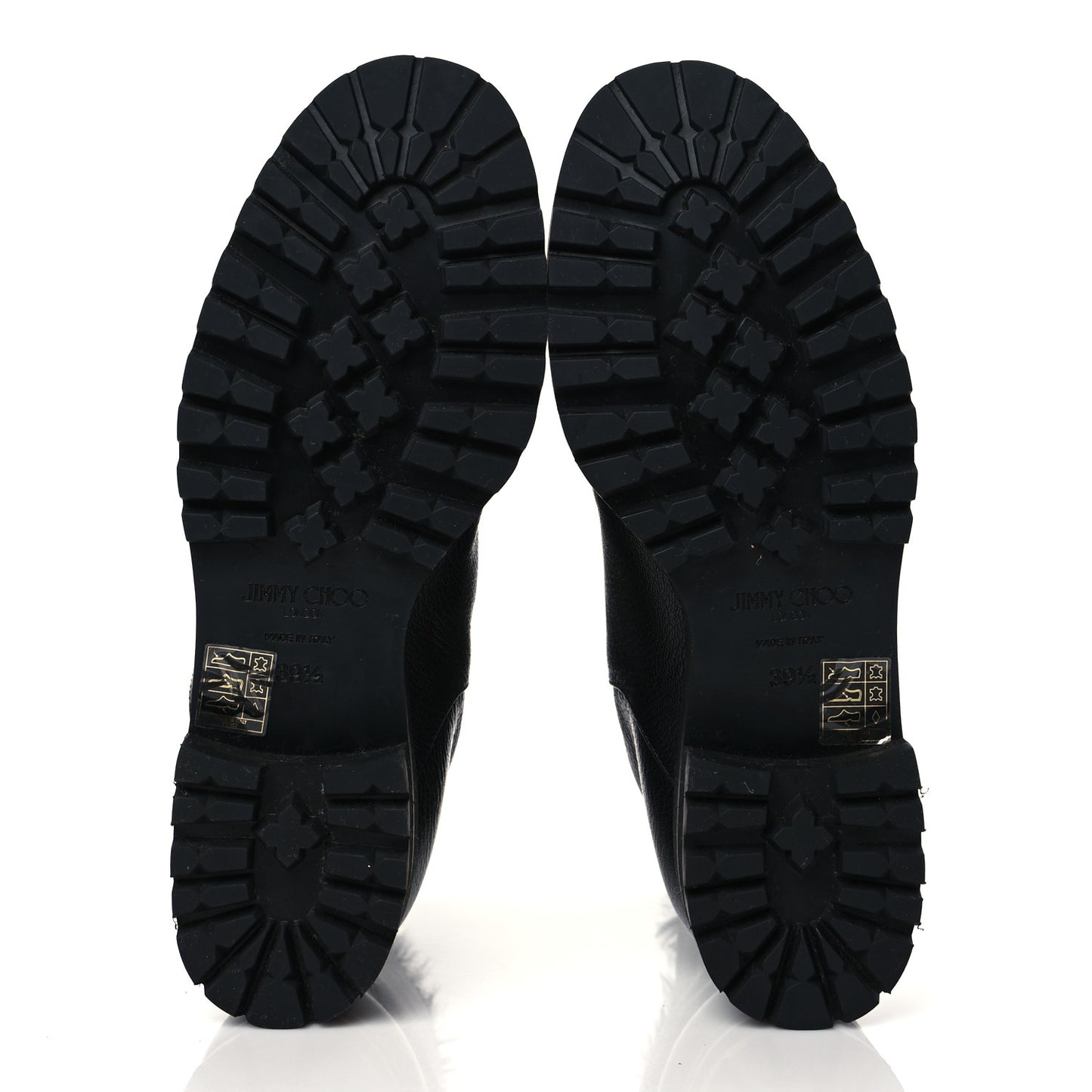 Calfskin Fur Boots 39.5 Black