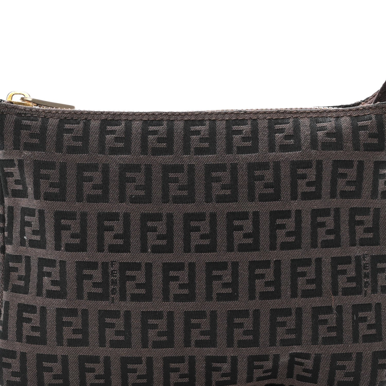 Fendi Zucchino Mini Pochette Tobacco Moro 8 of 13