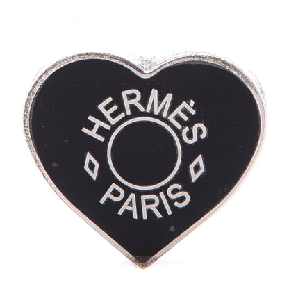 Hermes Palladium Coeur Scarf Ring Black 1 of 3