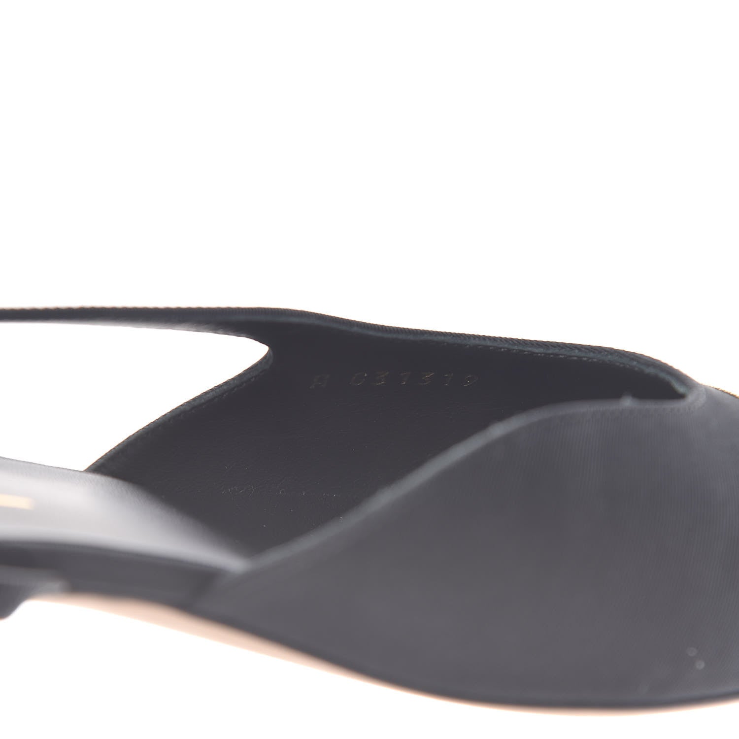 Chanel Grosgrain Cap Toe CC Slingback Pumps 40 Black Gold 8 of 8