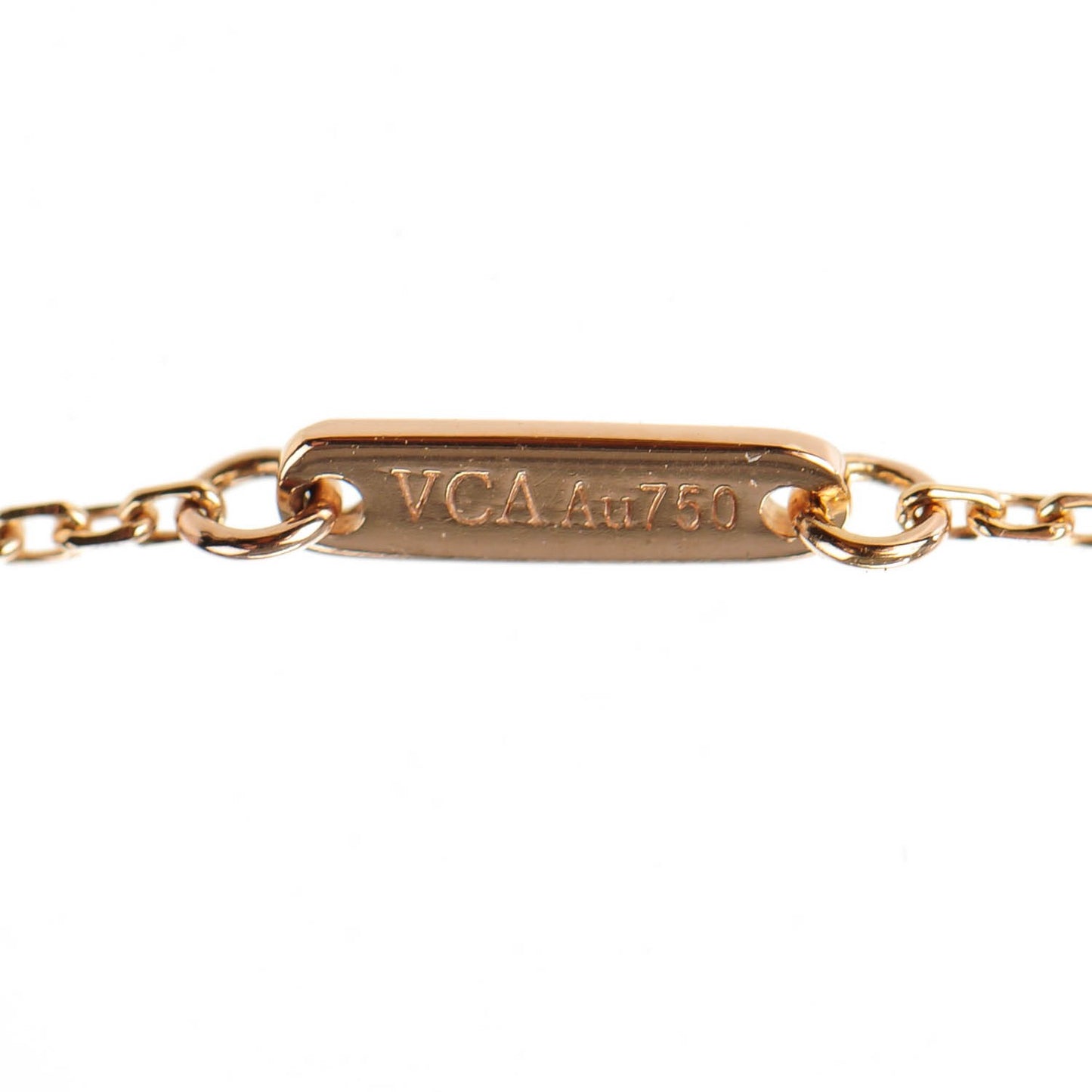18K Rose Gold Carnelian Sweet Alhambra Heart Bracelet