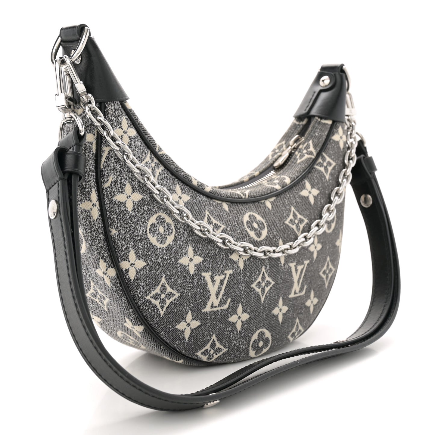 Monogram Jacquard Denim Loop Black