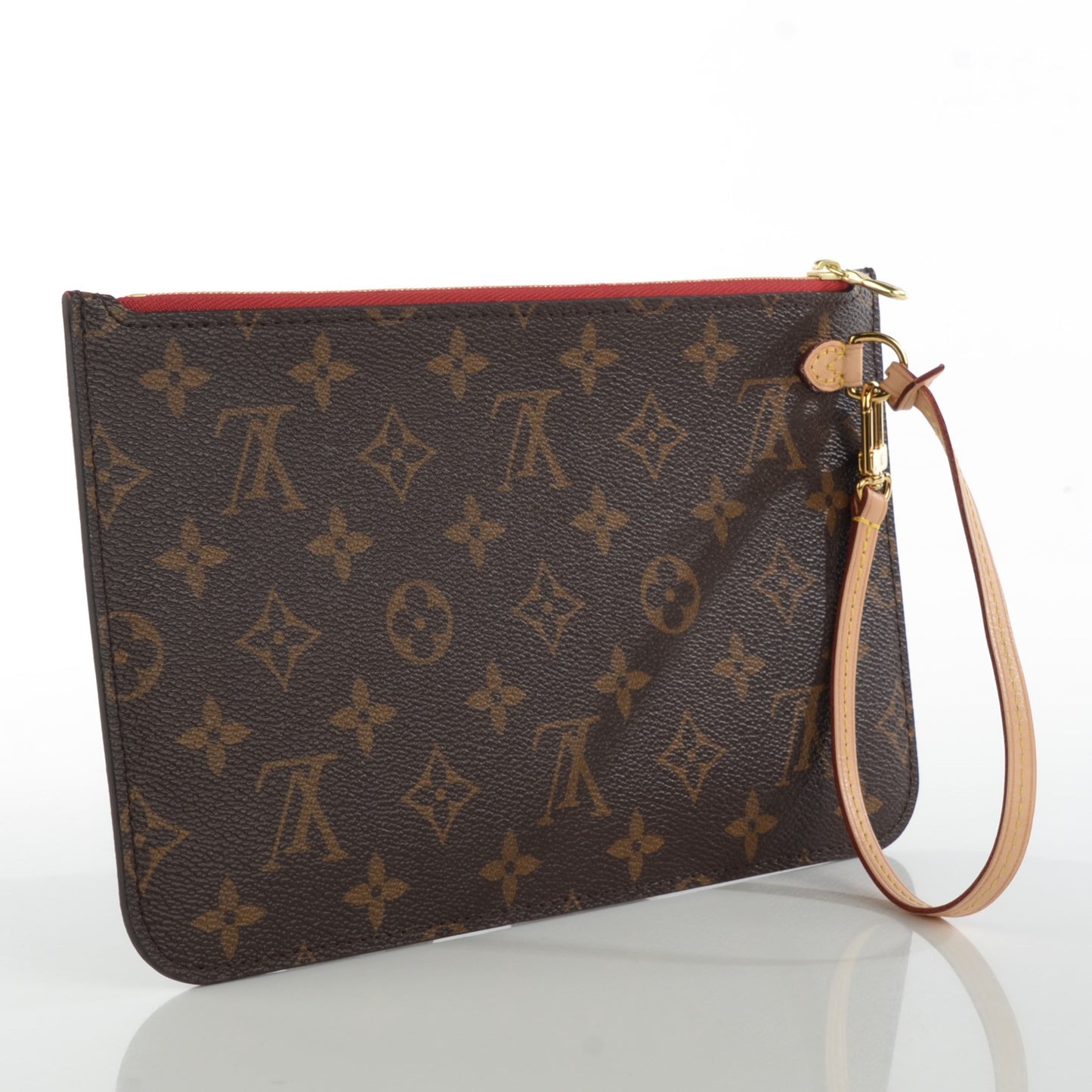 Monogram Neverfull MM GM Pochette Cherry