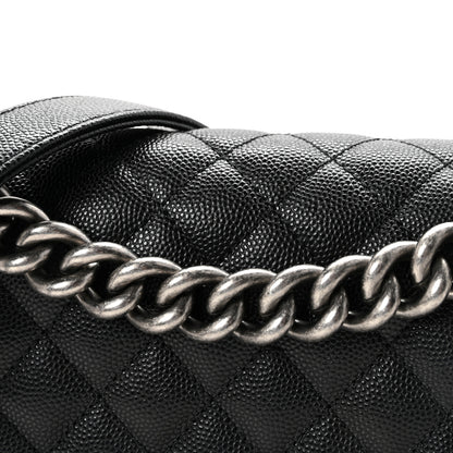 Chanel Caviar Quilted Small Boy Flap Black 8 of 11