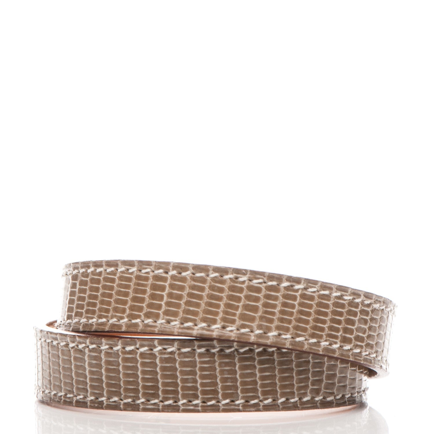 Hermes Niloticus Lizard Kelly Double Tour Bracelet S Ficelle 2 of 7