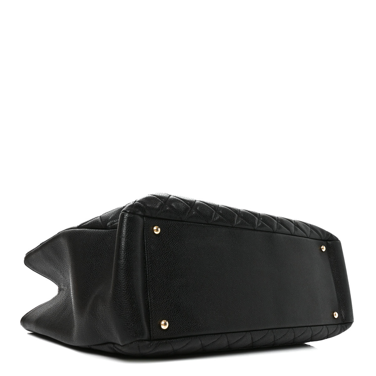 Chanel Caviar Quilted XL Grand Shopping Tote GST Black 4 of 10