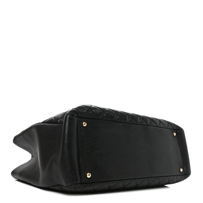 Chanel Caviar Quilted XL Grand Shopping Tote GST Black 4 of 10