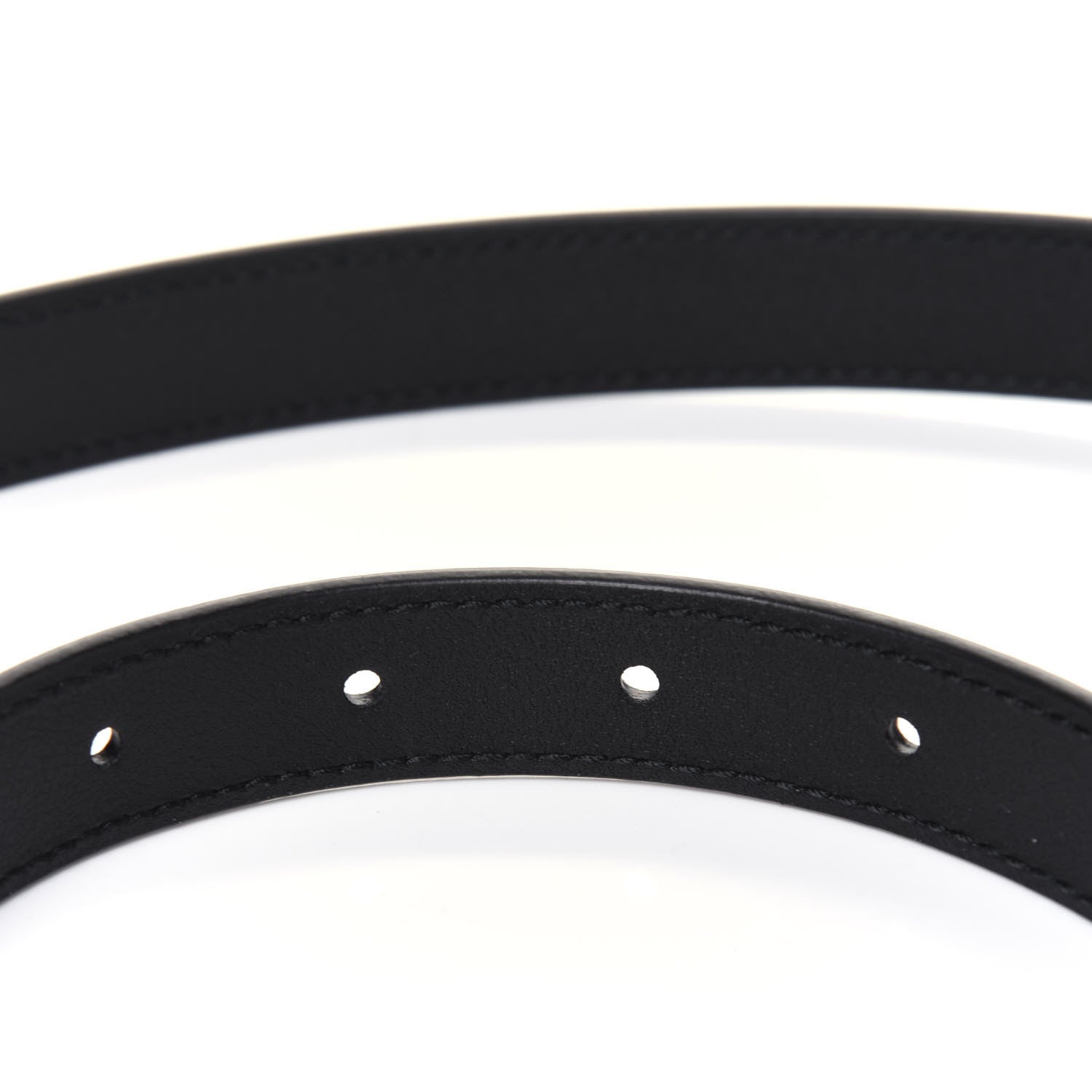 Gucci Calfskin Double G 20mm Belt 70 28 Black 6 of 6