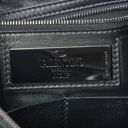 Valentino Garavani Nappa Medium Rockstud Zippered Tote Black 9 of 10