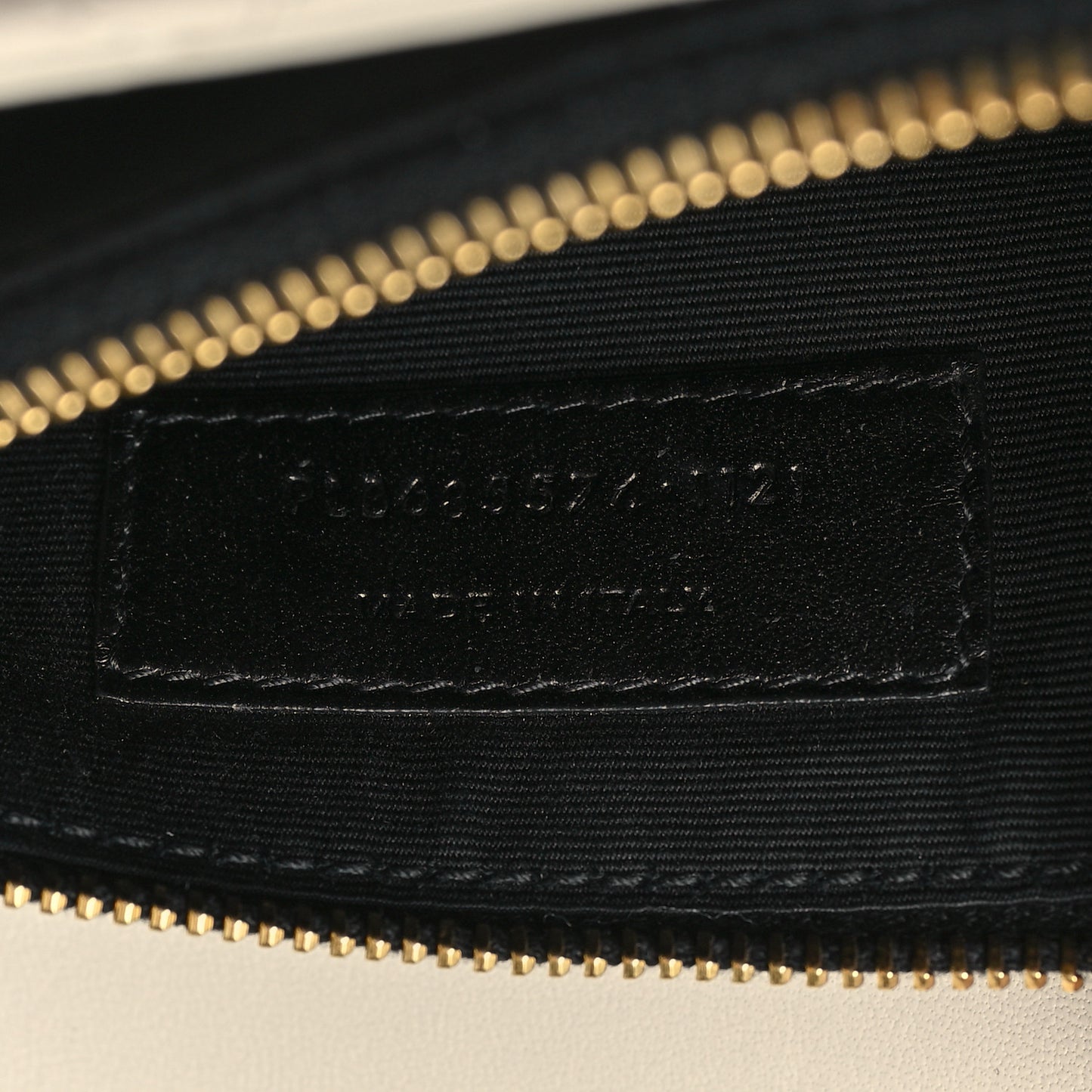 Lambskin Quilted Mini Gaby Satchel Blanc Vintage