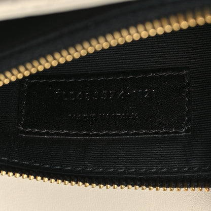 Saint Laurent Lambskin Quilted Mini Gaby Satchel Blanc Vintage 7 of 10