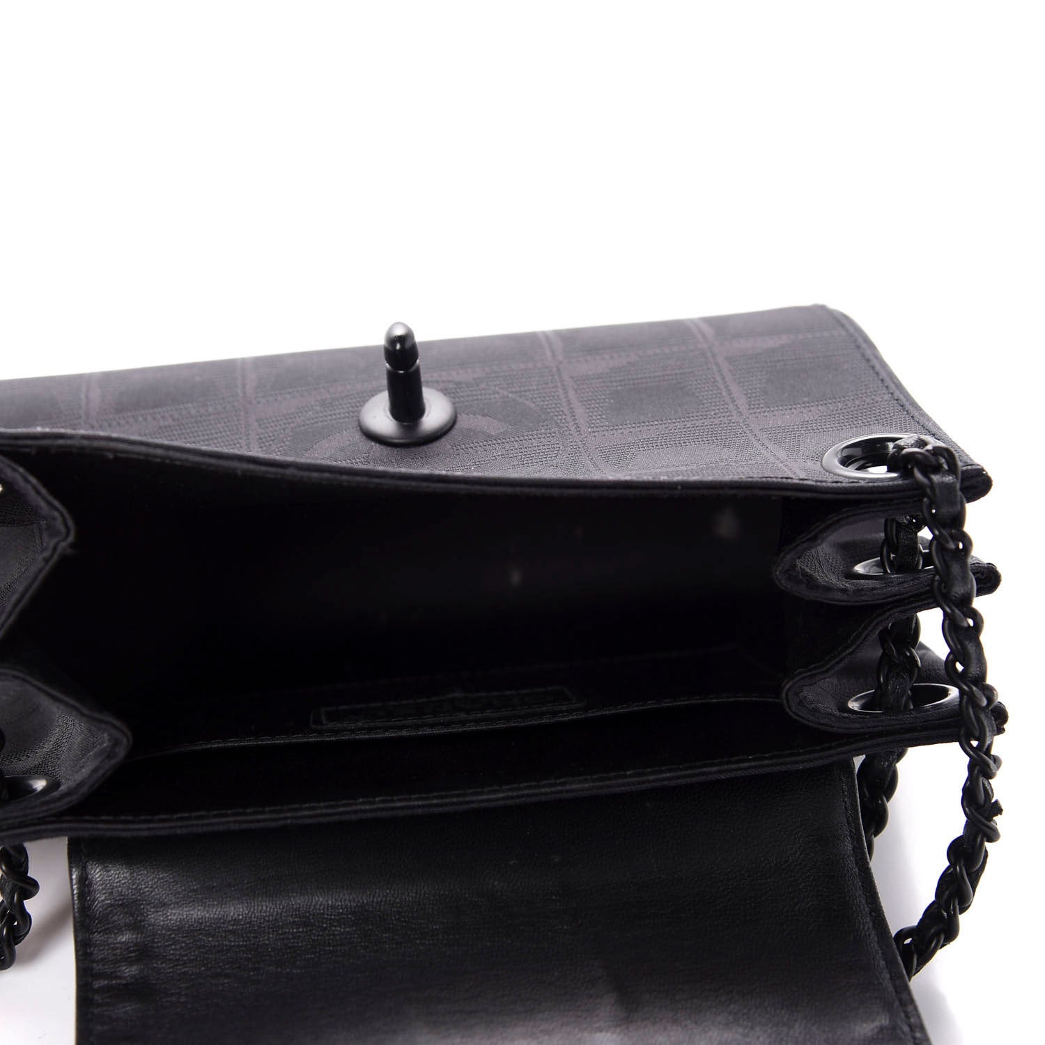 Chanel Nylon Mini Travel Accordion Flap Black 13 of 13